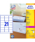 Adressetiketten Adressetiketten, 38,1mm (H)