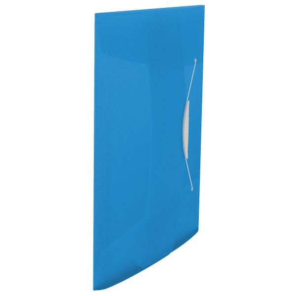 10 Stück Esselte Eckspannmappe Vivida 624040, A4 blau Polypropylen (PP) 300g, für ca. 150 Blatt, mit 3 Einschlagklappen 4049793028620 Esselte