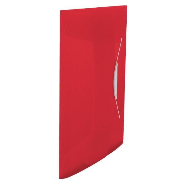 10 Stück Esselte Eckspannmappe Vivida 624042, A4 rot Polypropylen (PP) 300g, für ca. 150 Blatt, mit 3 Einschlagklappen 4049793028644 Esselte
