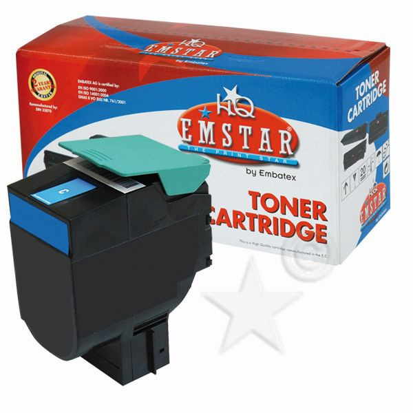 9004987071061 - Toner L596 (kompatibel zu Lexmark C540H1CG) cyan ca 2000 Seiten 9004987071061 Emstar