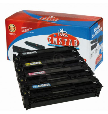 Toner H759 (kompatibel zu HP 125A), schwarz/cyan/magenta/gelb, ca. 4x 2200 Seiten