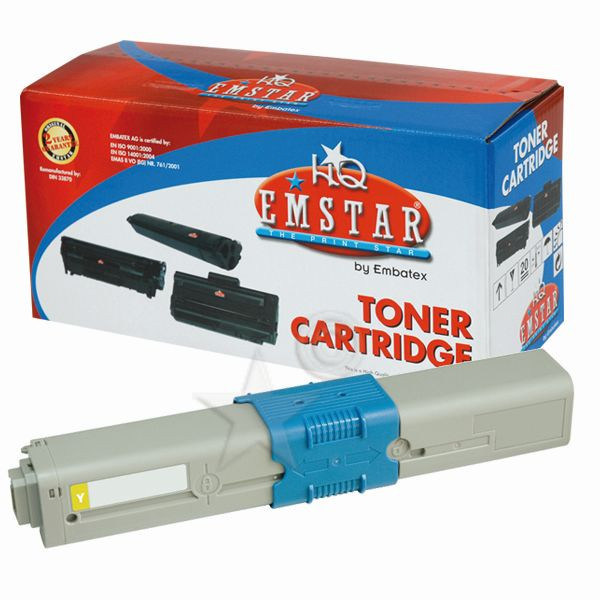 9004987071696 - Toner O641 (kompatibel zu Oki 44973533) gelb ca 1500 Seiten 9004987071696 Emstar