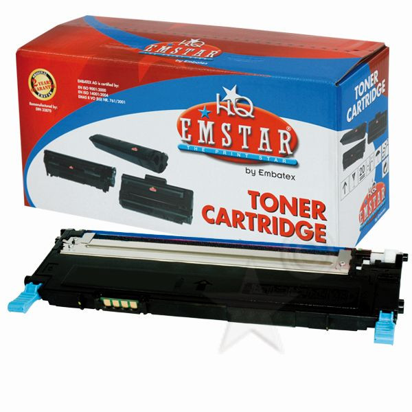 9004987090048 - Toner S614 (kompatibel zu Samsung CLT-C406S) cyan ca 1000 Seiten 9004987090048 Emstar