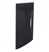 Eckspannmappe Vivida 624043, Din A4 schwarz Polypropylen (PP) -, f&uuml;r ca. 150 Blatt  (80 g/m&sup2;), mit 3 Einschlagklappen