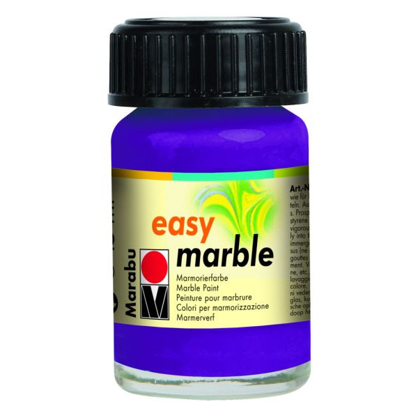 5 Stück Marabu Marmorierfarbe Easy Marble 13050 039 081, amethyst, 15ml 4007751469595 Marabu 15 Milliliter