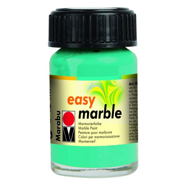 5 Stück Marabu Marmorierfarbe Easy Marble 13050 039 297, aquagrün, 15ml 4007751469960 Marabu 15 Milliliter