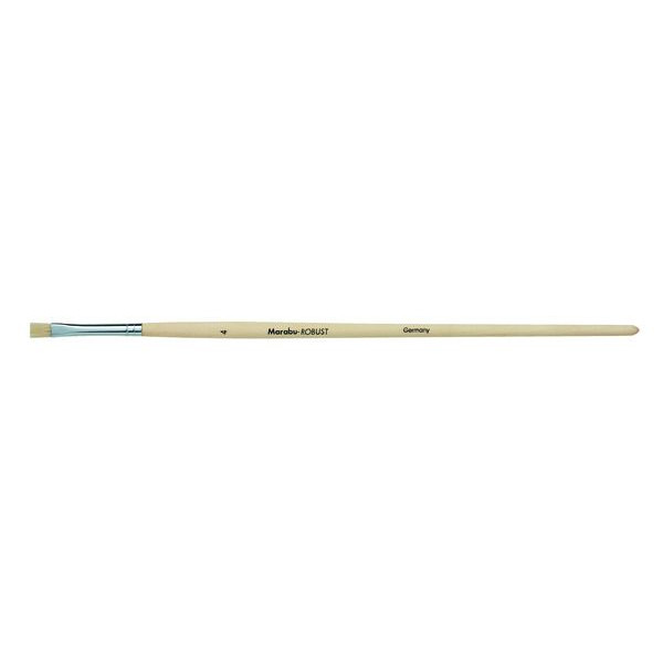 12 Stück Marabu Borstenpinsel Robust 01800000 flach Größe 4 4007751345820 Marabu