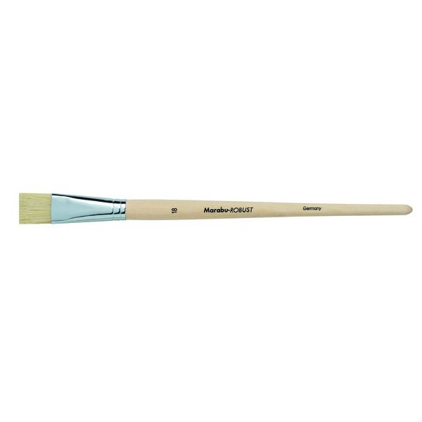 12 Stück Marabu Borstenpinsel Robust 01800000 flach Größe 18 4007751345967 Marabu