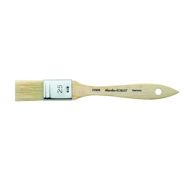 6 Stück Marabu Borstenpinsel Robust 01520000 flach Größe 25 4007751269638 Marabu