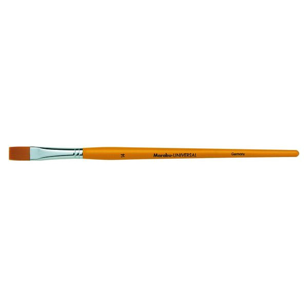 6 Stück Marabu Pinsel Universal, 01830 000 014, Größe 14, flache Spitze 4007751346124 Marabu