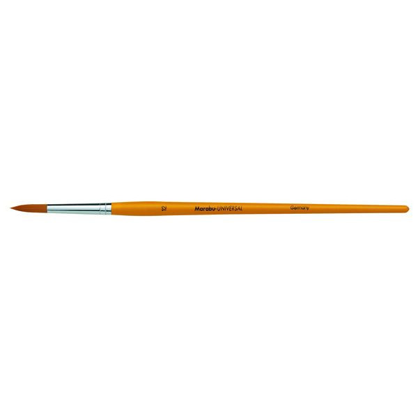 6 Stück Marabu Pinsel Universal, 01840 000 012, Größe 12, runde Spitze 4007751346346 Marabu