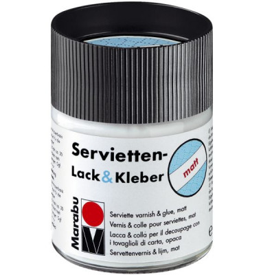 Servietten-Lack & Kleber - glänzend Decoupage & Serviette 11400 075 844, farblos, 500ml