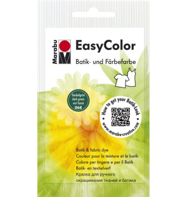 Batik- und Färbefarbe Easy Color 17350 022 068, dunkelgrün, 25g