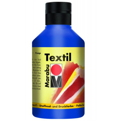 Stoffmalfarbe Textil 17160 013 052, mittelblau, 250ml Stoffmalfarbe Textil 17160 013 052, mittelblau, 250ml