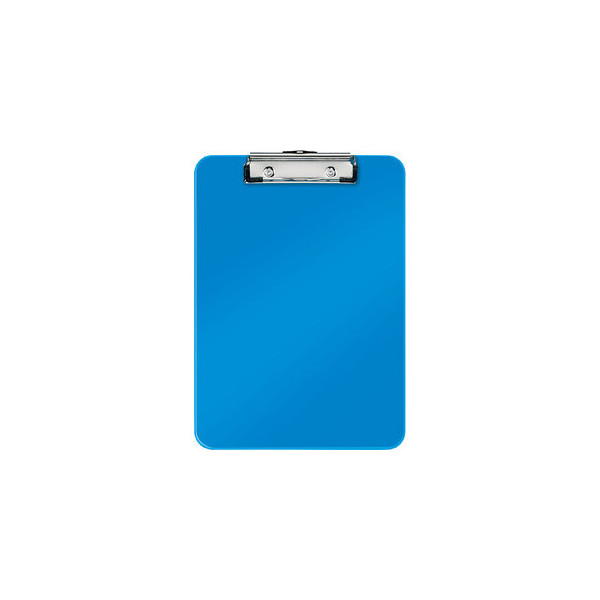 4002432107285 - Klemmbrett wow din A4 Polystyrol blau-metallic mit Metall-Klemmmechanik Fassungsvermgen 80 Blatt - 1 Stck (3971-00-36) (3971-00-36) - Leitz