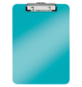 Klemmbrett WOW 3971-00-51, A4, eisblau metallic, Polystyrol, inkl Aufhängeöse