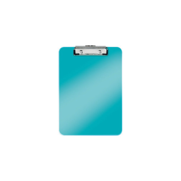 4002432107308 - Klemmbrett WOW 3971-00-51 A4 eisblau metallic PS (Polystyrol) inkl Aufhängeöse  4002432107308 Leitz