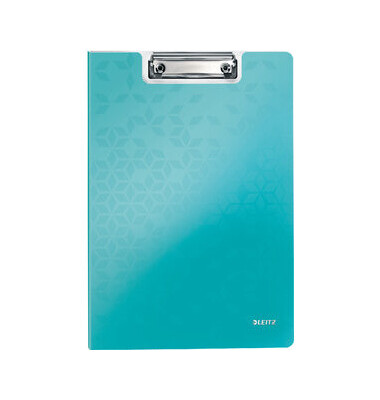 Klemmbrettmappe WOW 4199-00-51, A4, eisblau metallic, Polyfoam