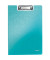 Klemmbrettmappe WOW 4199-00-51, A4, eisblau metallic, Polyfoam