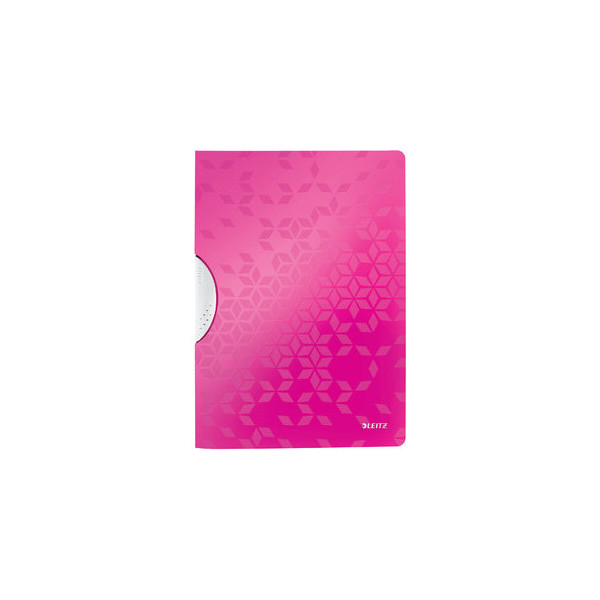 10 Stück Leitz Klemmhefter WOW 4185-00-23, A4 rosa, für ca. 30 Blatt, Polypropylen (PP) 4002432106486 Leitz