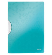 Klemmhefter WOW 4185-00-51, A4 blau, f&uuml;r ca. 30 Blatt, Polypropylen (PP) 80g