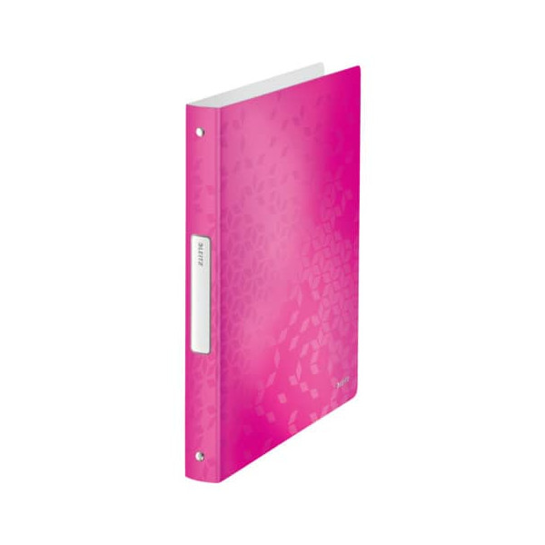 4002432106417 - Ringbuch WOW WOW 4258-00-23 A4 4 Ringe 25mm Ring-Ø Polypropylen (PP) pink metallic 4002432106417 Leitz