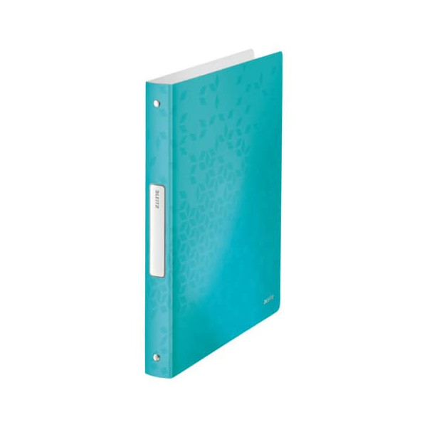 4002432106448 - Ringbuch WOW WOW 4258-00-51 A4 4 Ringe 25mm Ring-Ø Kunststoff eisblau metallic 4002432106448 Leitz