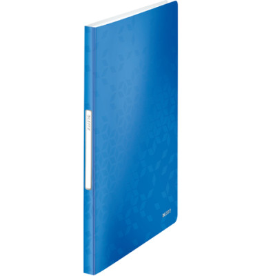 Sichtbuch WOW 4632-00-36, blau metallic, A4, mit 40 Hüllen, Polypropylen (PP)