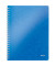 Collegeblock 4637-00-36 WOW, Muster, liniert / liniert Rand beidseitig , A4, 80g, blau, 80 Blatt