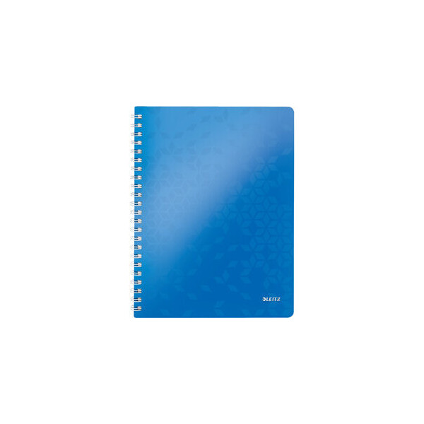 4002432107612 - Collegeblock 4637-00-36 WOW Muster liniert   liniert Rand beidseitig  A4 80g blau 80 Blatt 4002432107612 Leitz