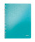 Collegeblock 4637-00-51 WOW, Muster, liniert / liniert Rand beidseitig , A4, 80g, blau, 80 Blatt