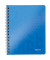 Collegeblock 4639-00-36 WOW, Muster, liniert / liniert Rand beidseitig , A5, 80g, blau, 80 Blatt