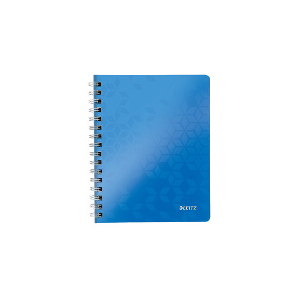 4002432107759 - Collegeblock 4639-00-36 WOW Muster liniert   liniert Rand beidseitig  A5 80g blau 80 Blatt 4002432107759 Leitz