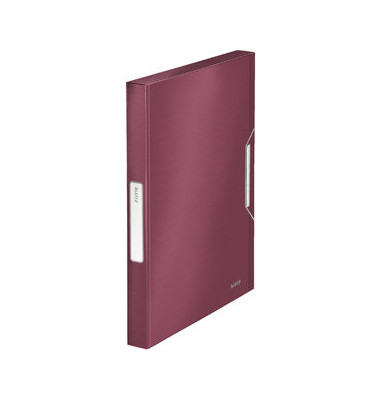 Heftbox Style 3956-00-28, A4 rot, 30mm Füllhöhe, Polypropylen (PP) 800g