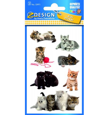 55971 beglimme Schmucketikett Katzen