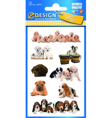 55972 Schmucketikett Hunde