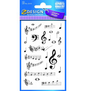 55151 Schmucketikett Musiknoten