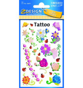 56691 Tattoo Blumen fbg.