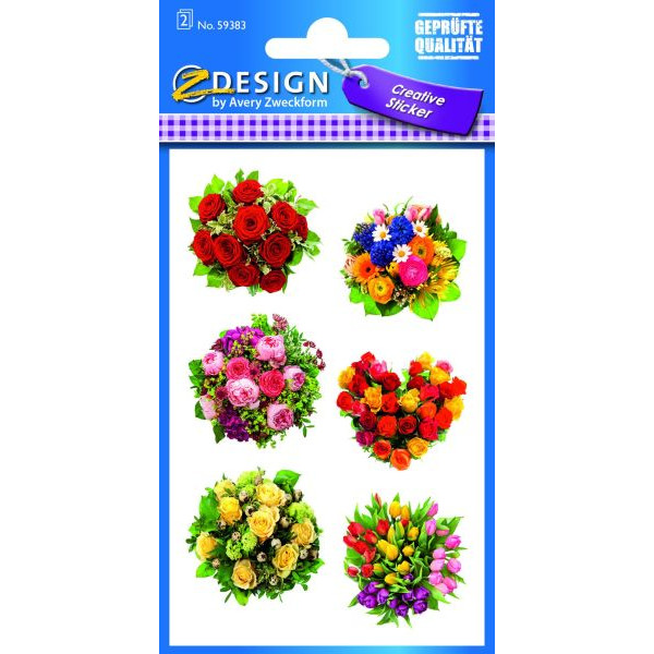 4004182543832 - 54383 Sticker Flower Blumensträuße 4004182543832 AVERY Zweckform