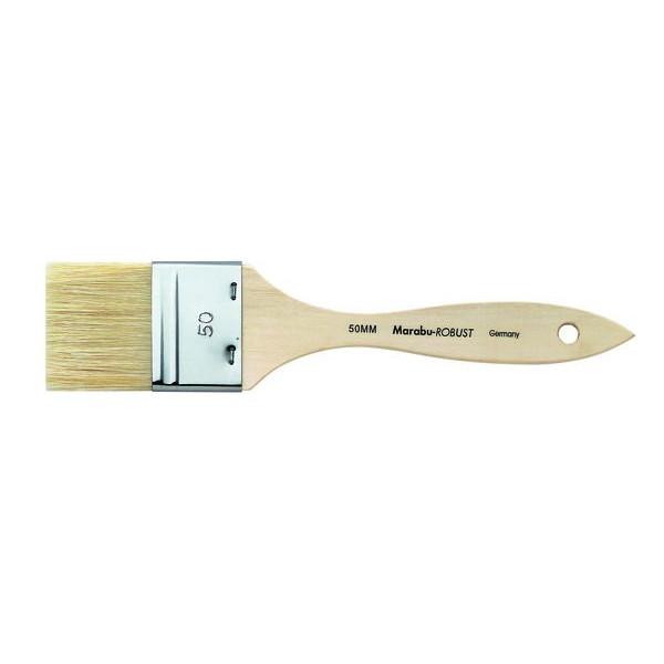 6 Stück Marabu Borstenpinsel Robust 01520000 flach Größe 50 4007751269645 Marabu