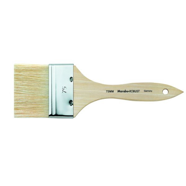 6 Stück Marabu Borstenpinsel Robust 01520000 flach Größe 75 4007751269652 Marabu