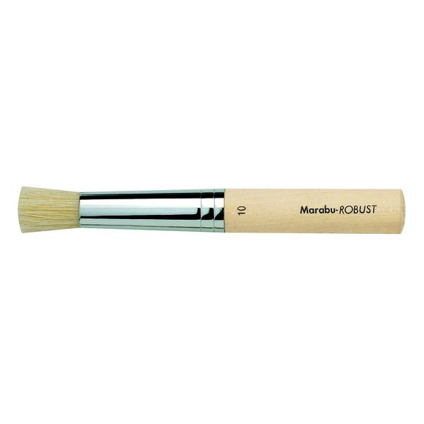 6 Stück Marabu Borstenpinsel Robust 01510000 Stupfpinsel Größe 10 4007751269614 Marabu