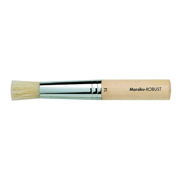 3 Stück Marabu Borstenpinsel Robust 01510000 Stupfpinsel Größe 14 4007751269621 Marabu