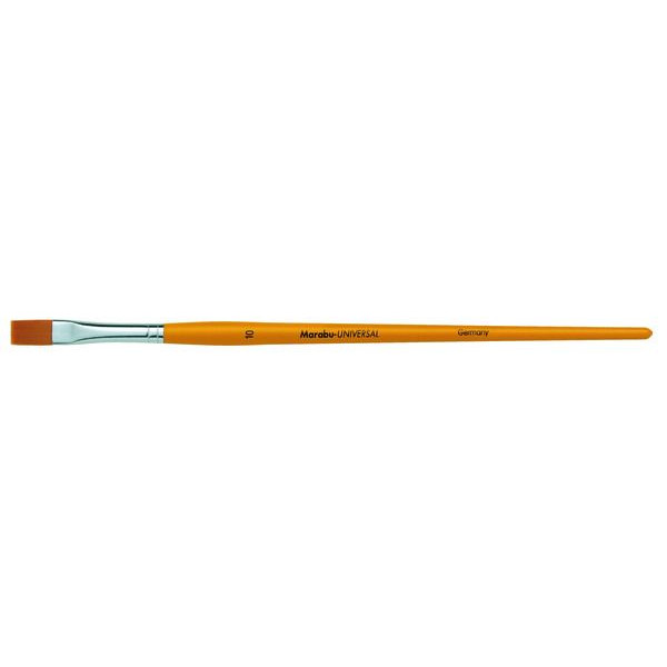 12 Stück Marabu Pinsel Universal, 01830 000 010, Größe 10, flache Spitze 4007751346087 Marabu