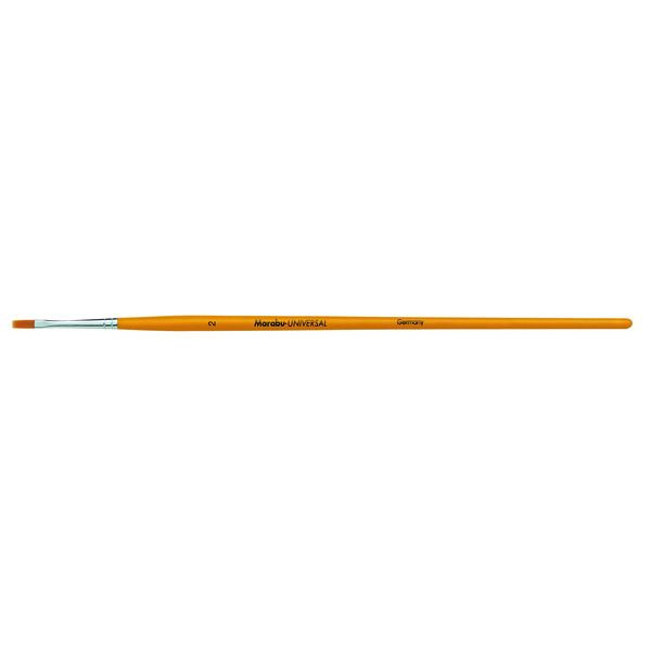 12 Stück Marabu Pinsel Universal, 01830 000 002, Größe 02, flache Spitze 4007751346001 Marabu