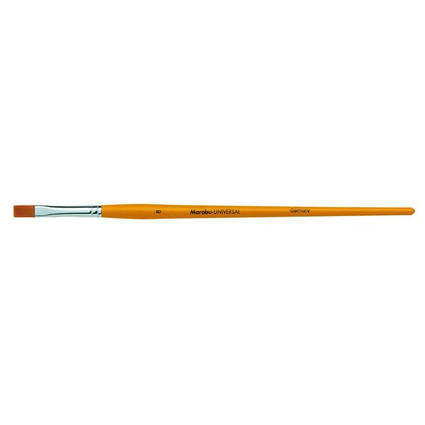 12 Stück Marabu Pinsel Universal, 01830 000 008, Größe 08, flache Spitze 4007751346063 Marabu