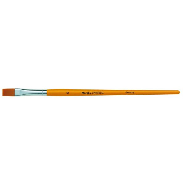6 Stück Marabu Pinsel Universal, 01830 000 012, Größe 12, flache Spitze 4007751346100 Marabu