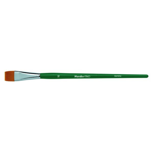 3 Stück Marabu Pinsel Fino, 01900 000 016, Größe 16, flache Spitze 4007751350466 Marabu