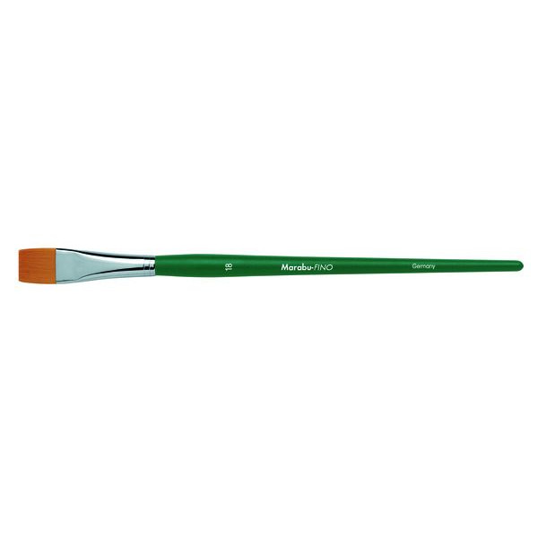 3 Stück Marabu Pinsel Fino, 01900 000 018, Größe 18, flache Spitze 4007751350480 Marabu