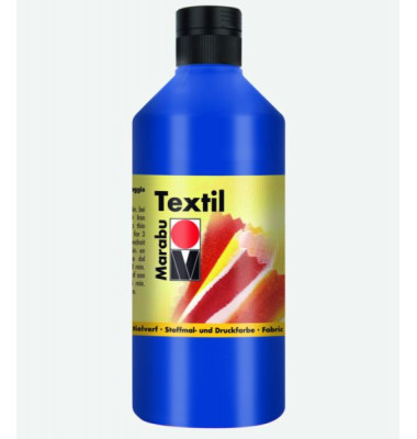 Stoffmalfarbe Textil 17160 075 052, mittelblau, 500ml Stoffmalfarbe Textil 17160 075 052, mittelblau, 500ml